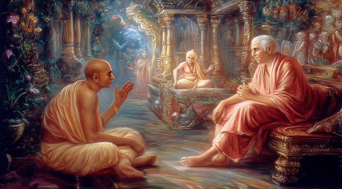 Which Ācārya Did Śrī Caitanya Meet in Uḍupi?